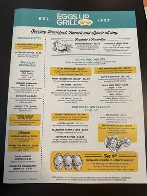 Menu photo 2 Eggs Up Grill Myrtle Beach, SC
