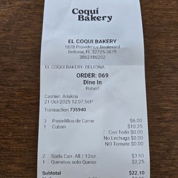 El Coqui Bakery - Note convenience Fee. - Bakeries Near Me - Deltona, Florida El Coqui Bakery - Note convenience Fee. - Bakeries Near Me - Deltona, Florida