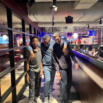 Puttshack - Houston - Father & sons having a BLAST! - Mini Golf Near Me - Houston, Texas