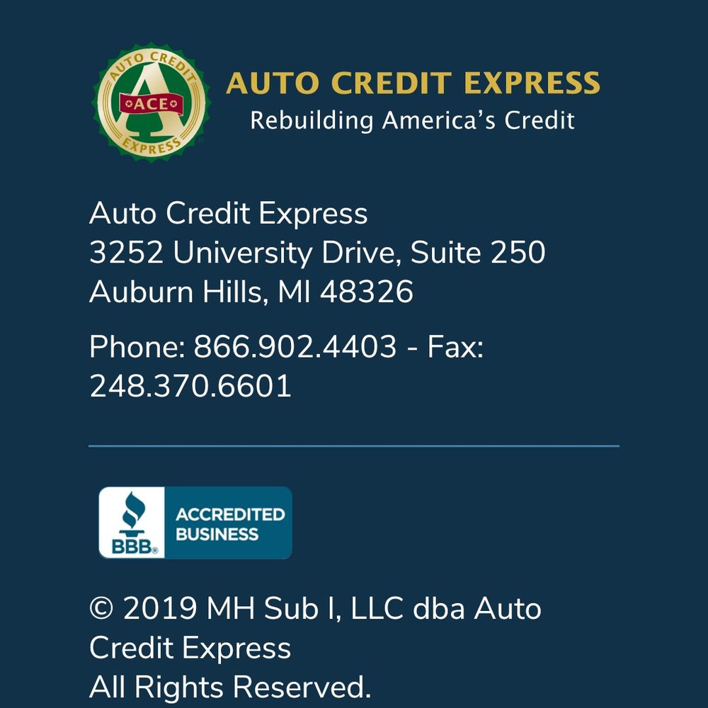 Auto Credit Express - Scam, don't use! - Auto Loan Providers Near Me - Auburn Hills, Michigan