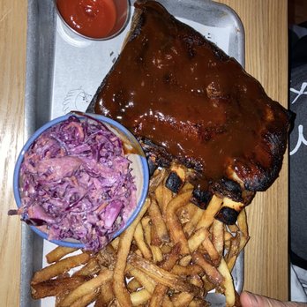 Bluebird Kitchen - Pork ribs, cabbage slaw, and French fries - Cocktail Bars Near Me - Bellmore, New York Bluebird Kitchen - Pork ribs, cabbage slaw, and French fries - Cocktail Bars Near Me - Bellmore, New York