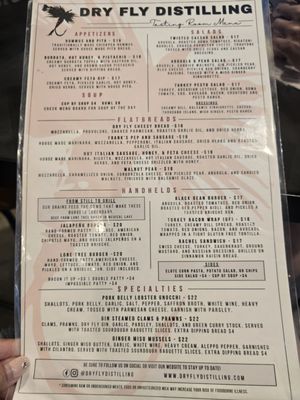 Menu photo 2 Dry Fly Distilling Spokane, WA Menu photo 2 Dry Fly Distilling Spokane, WA