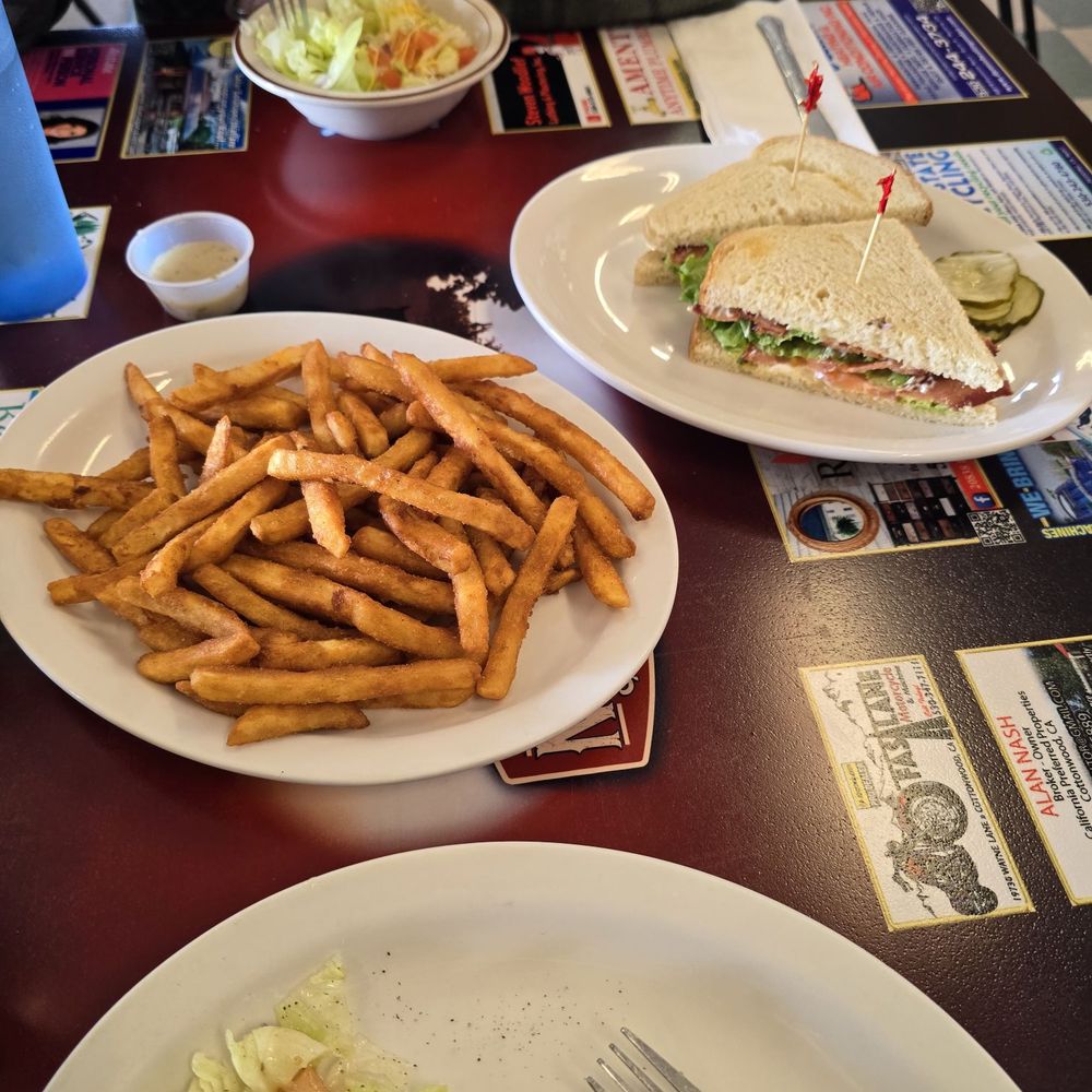 Kenny’s Kitchen - BLT added avocado with fries and mini salad - Barbeque Near Me - Cottonwood, California Kenny’s Kitchen - BLT added avocado with fries and mini salad - Barbeque Near Me - Cottonwood, California