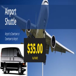 Grandy Co Transportation - Mention this ad and only pay $35 from the Asheville Airport to Downtown. Offer expires on April 15th, 2015.
