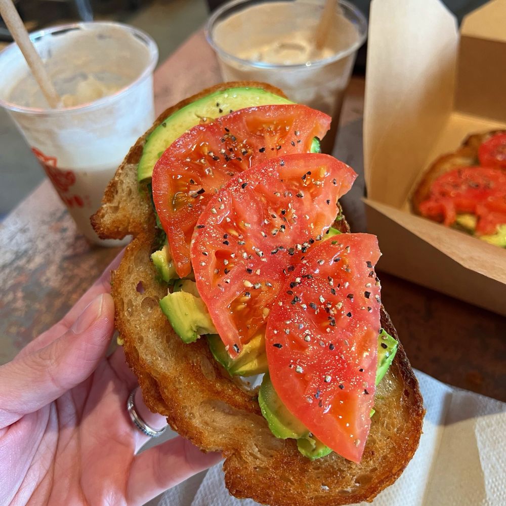 Revolution Roasters - Avocado tomato toast - Coffee & Tea Near Me - Oceanside, California
