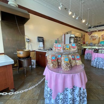 Kilwins Ice Cream - Chocolate - Fudge - a display of sweets - Ice Cream & Frozen Yogurt Near Me - Black Mountain, North Carolina