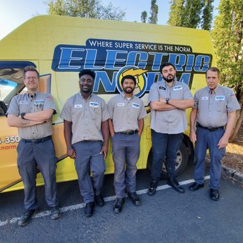 Electric Norm - Meet the team at Electric Norm- Devon, Dean, Stanfur, Manuel, and Phil the President and CEO of Electric Norm. - Electricians Near Me - Beaverton, Oregon Electric Norm - Meet the team at Electric Norm- Devon, Dean, Stanfur, Manuel, and Phil the President and CEO of Electric Norm. - Electricians Near Me - Beaverton, Oregon