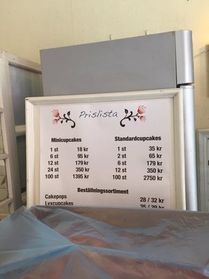 Menu photo 1 Cupcake Sthlm Stockholm, AB