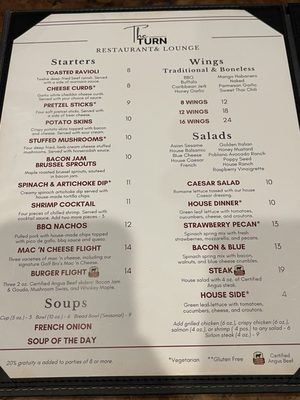 Menu photo 1 The Turn Marion, IL