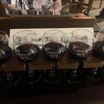 Cypress Cellars - Wine Flight - Wineries Near Me - Mansfield, Ohio