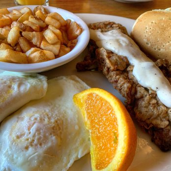 Old Mill Restaurant - Chicken fried steak breakfast combo - American Near Me - Pigeon Forge, Tennessee