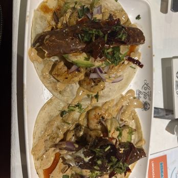 Mariscos la Tia - Taco "La Tia" (shrimp only) - Seafood Near Me - Puerto Vallarta, JAL
