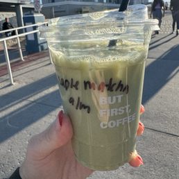 maple Matcha Latte