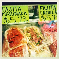 La Fiesta Market - Spectacular looking meat spread in the butcher section.