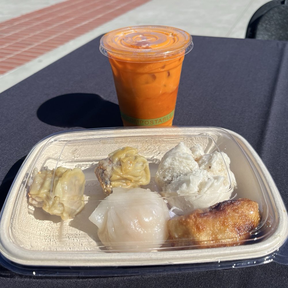 Wokitchen - Dim Sum Sampler & Thai Tea - Food Trucks Near Me - Belmont, California Wokitchen - Dim Sum Sampler & Thai Tea - Food Trucks Near Me - Belmont, California