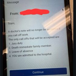 Kroger - Kroger wants sick employees at work to expose their customers and merchandise to illness.