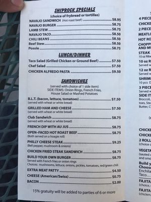 Menu photo 6 Nataani Nez Shiprock, NM