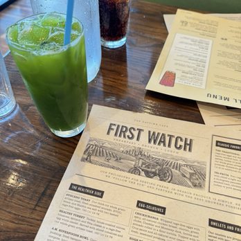 First Watch - Kale Tonic-- this was so good! - Breakfast & Brunch Near Me - Coppell, Texas