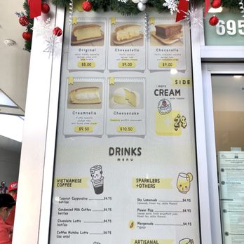 Cheesetella - Menu as of February 2021 (1/2) - Bakeries Near Me - Buena Park, California Cheesetella - Menu as of February 2021 (1/2) - Bakeries Near Me - Buena Park, California