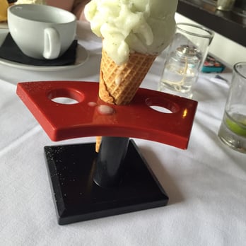 Upper West - Vanilla basil sorbet on a cone - New American Near Me - Santa Monica, California Upper West - Vanilla basil sorbet on a cone - New American Near Me - Santa Monica, California