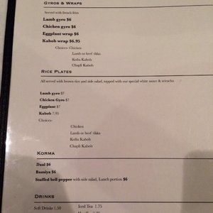 Photo of Zara Afghan Cuisine - Sacramento, CA, United States. Lunch menu