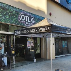 DTLA Bikes - This is the front of the store, DTLA Bikes.