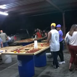 5 O'Clock On Deer Creek - Tables set set up out back