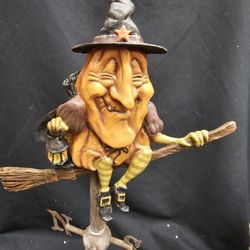 Ghoul Gallery / Trific's - Witch Weathervane by Scott Smith of Rucus Studio