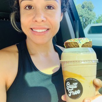 Norco Nutrition Spot - Chunky monkey shake and rainbow sprinkle protein donut - Juice Bars & Smoothies Near Me - Norco, California Norco Nutrition Spot - Chunky monkey shake and rainbow sprinkle protein donut - Juice Bars & Smoothies Near Me - Norco, California