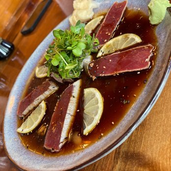 Sushi Pure - Tuna tataki appetizer $16.95 - Sushi Bars Near Me - Eugene, Oregon Sushi Pure - Tuna tataki appetizer $16.95 - Sushi Bars Near Me - Eugene, Oregon
