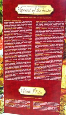 Menu photo 3 Mi Pueblo Mexican Restaurant Washington, IN Menu photo 3 Mi Pueblo Mexican Restaurant Washington, IN