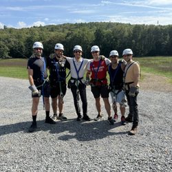 Bear Mountain Ziplines - Just some boys and a zipline