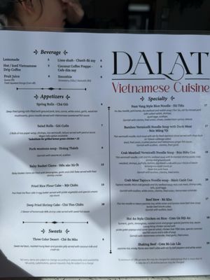 Menu photo 2 Da Lat Vancouver, BC Menu photo 2 Da Lat Vancouver, BC