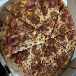 Large pepperoni pizza MEH