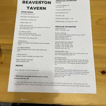 Beaverton Tavern - Menu - Mexican Near Me - Beaverton, Michigan Beaverton Tavern - Menu - Mexican Near Me - Beaverton, Michigan