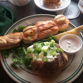 Old Tony's - Combination seafood plate with baked potato - Seafood Near Me - Redondo Beach, California Old Tony's - Combination seafood plate with baked potato - Seafood Near Me - Redondo Beach, California