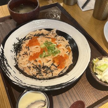 Tendon Kohaku - Creamy udon - Japanese Near Me - Bellevue, Washington