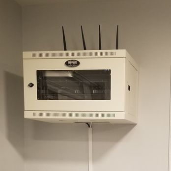TechWorks Consulting - TechWorks-installed secure wall-mounted IT cabinet at a customer's home office. - IT Services & Computer Repair Near Me - Corona, California TechWorks Consulting - TechWorks-installed secure wall-mounted IT cabinet at a customer's home office. - IT Services & Computer Repair Near Me - Corona, California