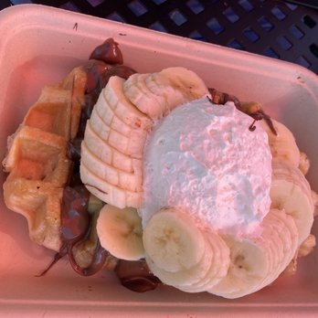 Waffle Love - Draper - Nutella love with banana - Waffles Near Me - Draper, Utah Waffle Love - Draper - Nutella love with banana - Waffles Near Me - Draper, Utah