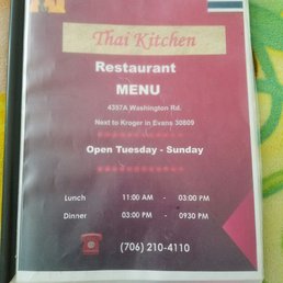 Photos For Thai Kitchen Menu Yelp