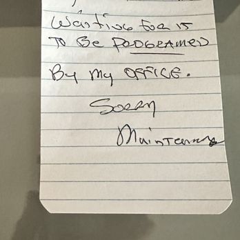 Flamingo Las Vegas - The note they left. - Hotels Near Me - Las Vegas, Nevada