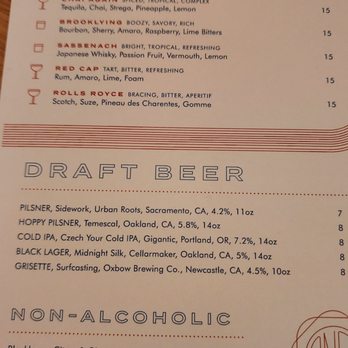 Canon - Menu - Cocktail Bars Near Me - Sacramento, California Canon - Menu - Cocktail Bars Near Me - Sacramento, California