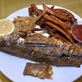 Dijah’s Kitchen - Grilled Branzino, $25 - 4.5 Stars - African Near Me - Lynnwood, Washington
