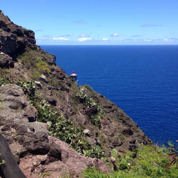 Makapu'u Point Lighthouse Trail - Lighthouse from the trail - Hiking Near Me - Honolulu, Hawaii Makapu'u Point Lighthouse Trail - Lighthouse from the trail - Hiking Near Me - Honolulu, Hawaii