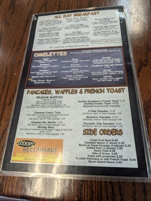 Menu photo 1 Scoops Restaurant Breakfast & Lunch Niagara Falls, ON Menu photo 1 Scoops Restaurant Breakfast & Lunch Niagara Falls, ON