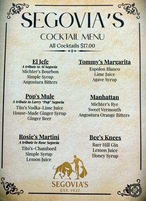 Segovia's Cocktail Bar & Lounge by null