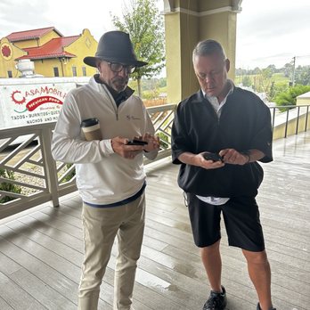 Four Roses Distillery - Planning our next stop on the beautiful large front porch. - Distilleries Near Me - Lawrenceburg, Kentucky