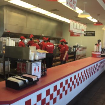 Five Guys - 8 employees and I'm still waiting for a cheese burger - Burgers Near Me - Magnolia, Texas