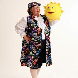 DFW Funny Business - Ventriloquist Astronomer Annie teaches about our solar system, the order of the planets, phases of the moon and eclipses to kids age 4-10