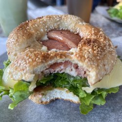 Kung Fu Cafe - Oriental Bagel Sandwich